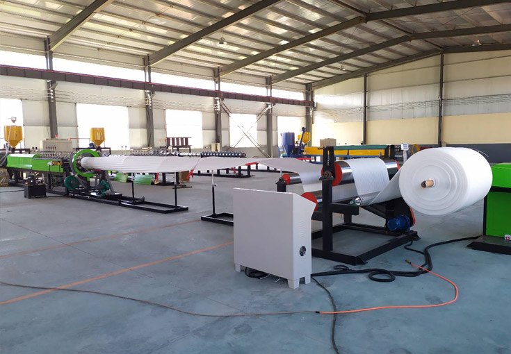 Model 135 EPE sheet extruding line Model 135 EPE sheet extruding line