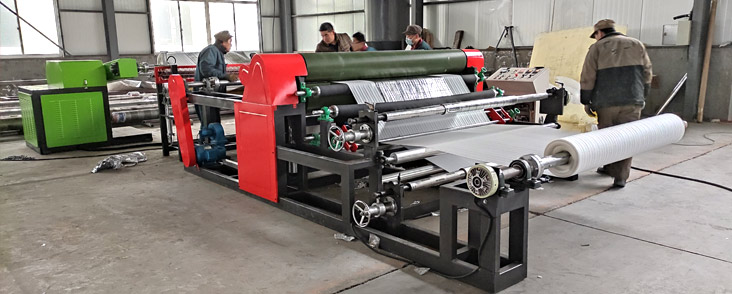 epe foam sheet double-side laminating machine epe foam sheet double-side laminating machine