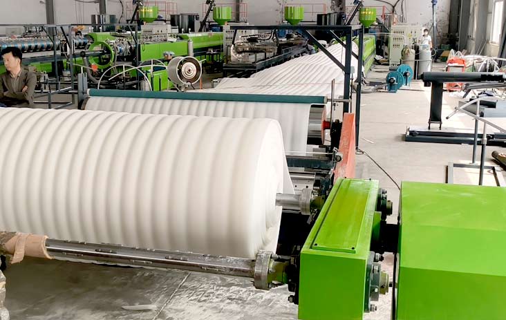 EPE Foam Sheet Machine | EPE Foam Sheet Extrusion Line for LDPE foam sheet